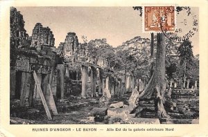 Aile Est de la galerie exterieure Nord Ruines D'Angkor Cambodia, Cambodge 194...