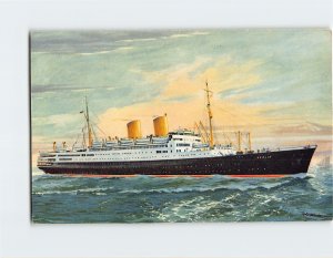 Postcard MS Berlin, Norddeutscher Lloyd Bremen