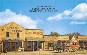 Front Street Cowboy capital of the world Dodge City Kansas  