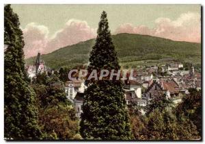 Germany Old Postcard Baden Baden Blick vom Friesenberg