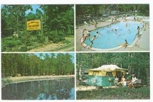 Cape May Courthouse NJ Camping Grounds Multi-View Postcard