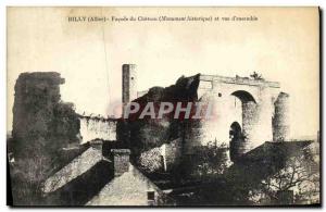 Old Postcard Billy Facade du Chateau and view all