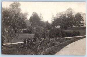 Ames Iowa IA Postcard RPPC Photo College Building Campus c1910's Posted Antique