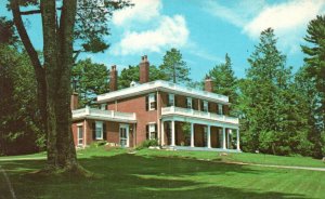 Postcard The Black House Bequest By George Nixon Black Ellsworth Maine ME