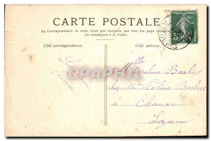 Old Postcard Paris Arc Tuileries