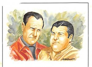 Approx. Size: 2.5 x 3 Abbott and Costello  Late 1800's Tradecard Non  