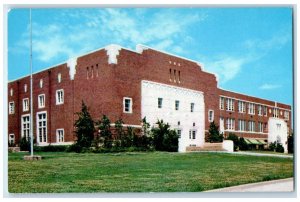 c1960 High School Exterior Building Eldorado Kansas KS Vintage Antique Postcard