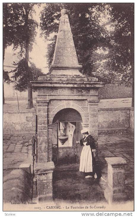 La Fontaine De St-Cornely, Carnac (Morbihan), France, 1900-1910s