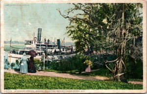 Vtg Charleston South Carolina SC Steamer Landing Magnolia on the Ashley Postcard