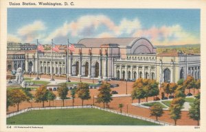 Union Station, Washington, DC - Sevicing Penn RR and B&O RR - Linen