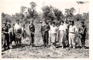 Thailand Military General and Women Real Photo Antique Postcard J61416