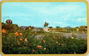 Mto Capitan Bautistado Anza Monument Hermosillo Son Mexico Postcard Tarjeta Vtg 