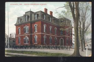 AUGUSTA MAINE SMITH GRAMMAR SCHOOL VINTAGE POSTCARD