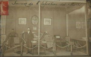 Unusual France Wheelchairs Display Exposition Des Sports? Real Photo Postcard