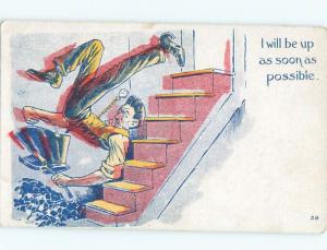 Divided-Back COMIC SCENE Great Postcard AA9762