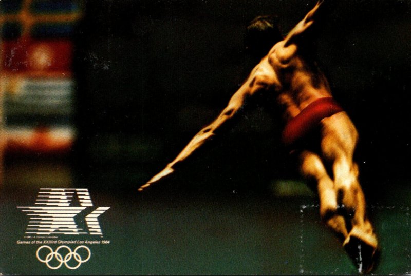California Los Angeles 1984 Olympics Diving 1984