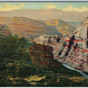 1939 Western Colorado, CO Yampa River Canyon PC Colo.-Utah State Line Teich A211