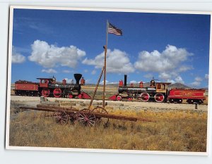 Postcard Last Spike Site, Golden Spike National Historic Site, Corinne, Utah