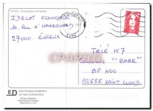 Modern Postcard Normandy