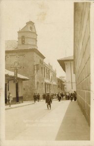 colombia, BOGOTA, Iglesia de Santa Clara (1919) RPPC Postcard