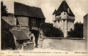 CPA nevers-la porte du croux and its preliminary porte-croux gate (355636) 