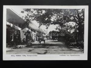 Greece THEBES Rue Epaminondas - Old RP Postcard