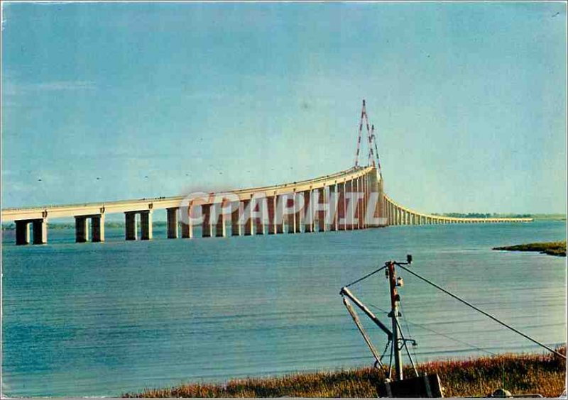 Postcard Modern Bridge St Nazaire Mindin Societe Generale Enterprise