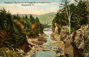 VT - Montpelier. Winooski River, Middlesex Narrows