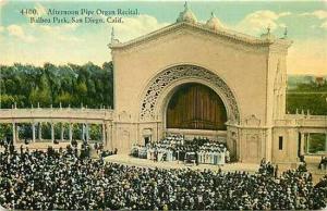 CA, San Diego, California, Balboa Park, Afternoon Pipe Organ Recital