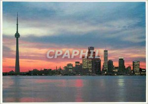 Modern Postcard CN Tower Toronto The building has Freestanding Structure More...