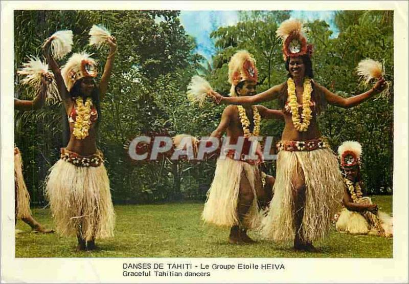  Modern Postcard Dances of Tahiti the Group Etoile Heiva GrÃ¢ceful Tahitian danc