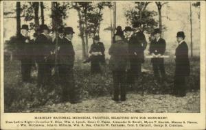 Canton OH President McKinley Nat'l Memorial Trustees & Advertising Postcard