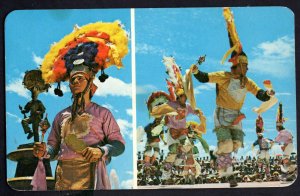 Mexico OAXACA The Feather Dance from the Central Area pm1960 stamp - Chrome