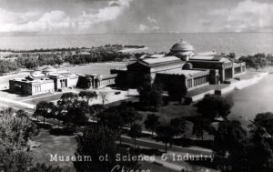 RPPC  Museum of Science and Industry Chicago Illinois  - Real Photo Postcard