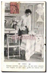 Old Postcard Fancy As only once for two j & # 39ai put our cover