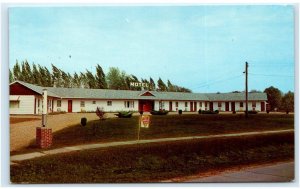 CLAYTON, IL Illinois ~ Roadside GROSS MOTEL c1950s Adams County Postcard