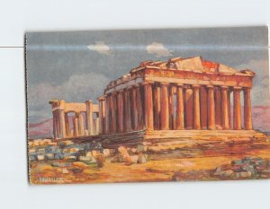 Postcard Parthenon Athens Greece