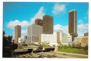 CA Los Angeles Hilton Hotel Freeway California Postcard