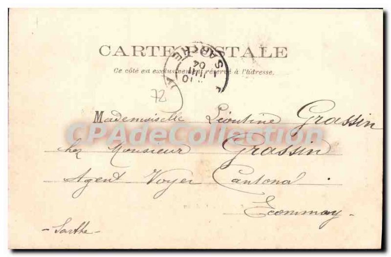 Postcard Old Ball And Calvary Castle