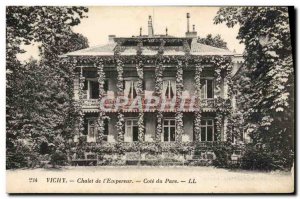 Old Postcard Vichy Chalet From I & # 39Empereur Cote Du Parc