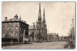 1907 Bishops Palace Catholic Church Charlottetown PEI Canada Tuck Art Postcard