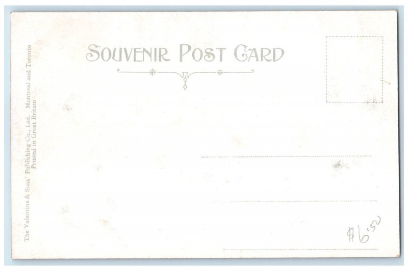 c1905 TH and B Express Leaving The Tunnel Hamilton Canada Unposted Postcard