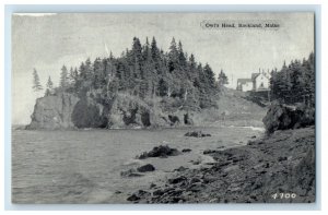 c1940's A View Of Owl's Head Rockland Maine ME Unposted Vintage Postcard