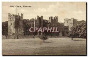 Postcard Old Raby Castle Staindrop