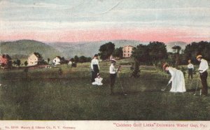 Postcard Caldeno Golf Links Delaware Water Gap PA