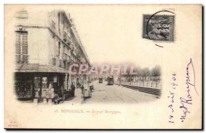 Bordeaux - Burgundy Wharf - Old Postcard