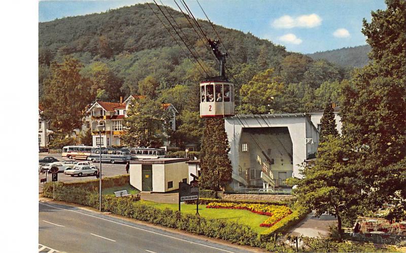 GG11976 Bad Harzburg Bergbahn zum Burgberg (Talstation) Auto Cars