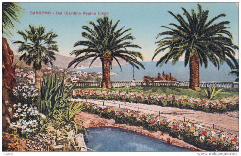 SAN REMO, Dal Giardino Regina Elena, Liguria, Italy, 00-10s