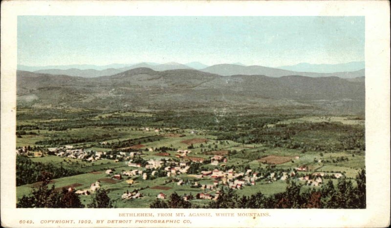 Bethlehem New Hampshire NH Birdseye View #6049 c1910 Detroit Publishing Postcard