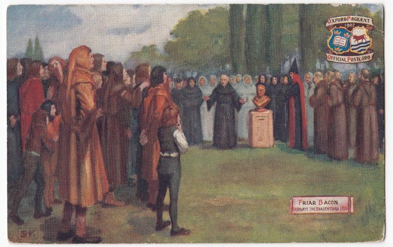 Oxfordshire; Oxford Pageant, Friar Bacon, 1907, RP PPC Unposted, By Tuck 